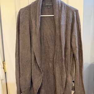 Barefoot Dreams Charcoal Knit Sweater